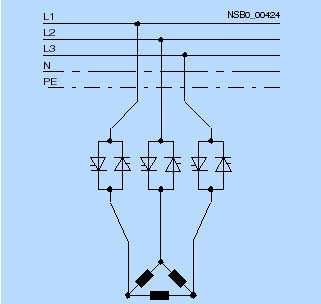 Способы подключения УПП 3RW44